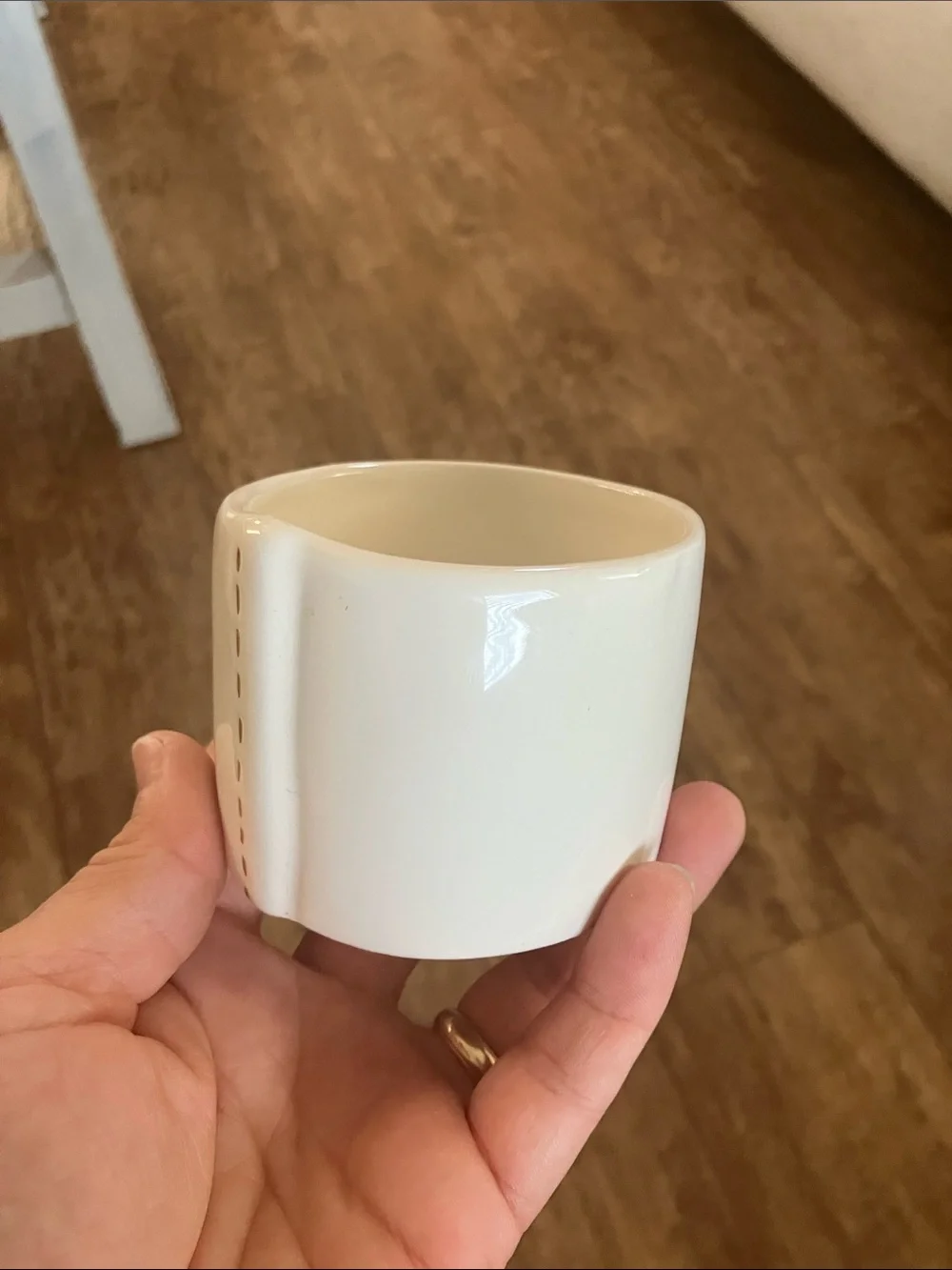 Rae Dunn White Ceramic Jar with Black 'PEPPER' Lettering